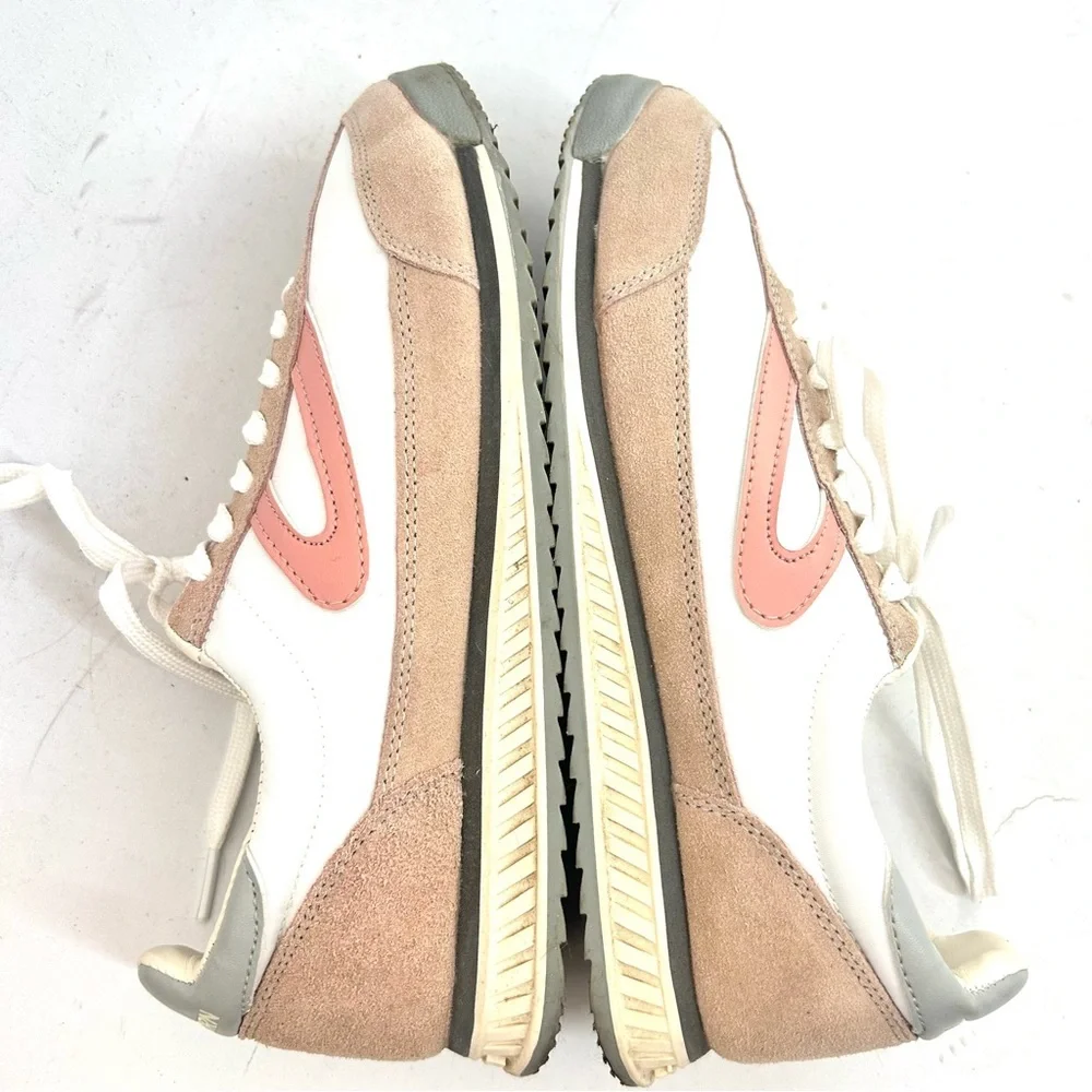 Tretorn Rawlins Retro Casual Jogger Sneakers in Blush White Size Women’s 9 EUC